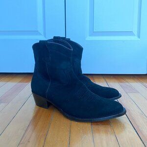 Recto - Leather/Suede Boots - Korean Brand